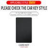 Suede Leather Car Smart NFC Card Key Case Cover Shell For BMW 1 3 5 7 Series X1 X3 X5 X6 X7 535le Protector Keychain Accessories