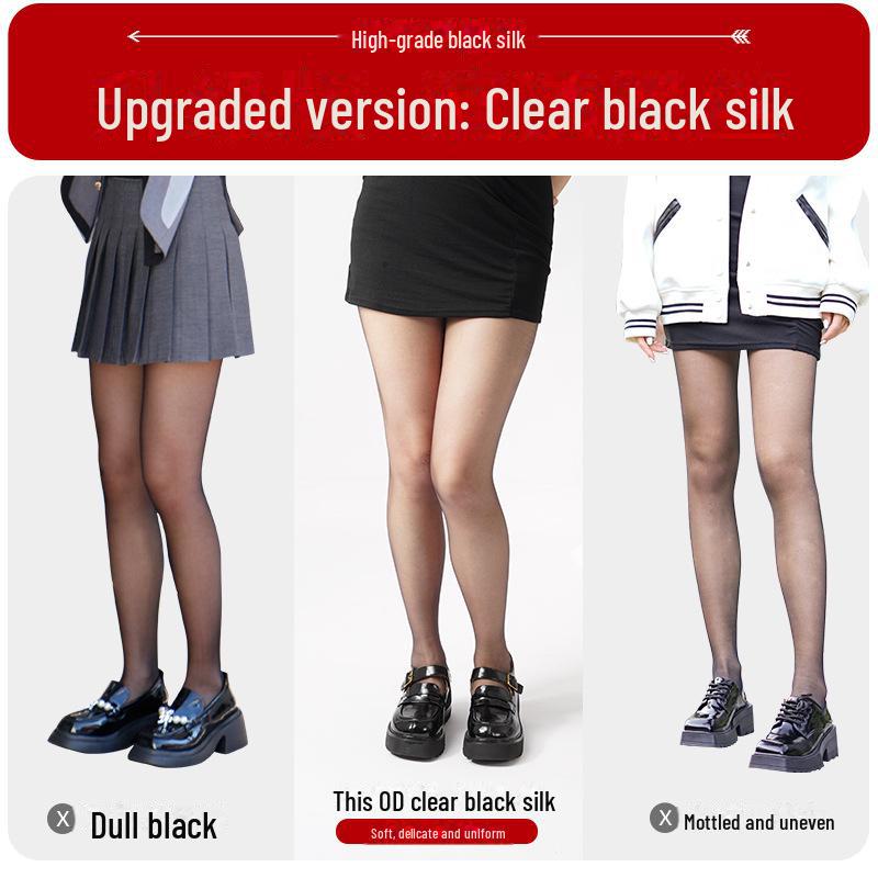 Red Pepper Ultra-Thin 0D Velvet Cut Pineapple Pantyhose - Sexy Solid Color Stockings