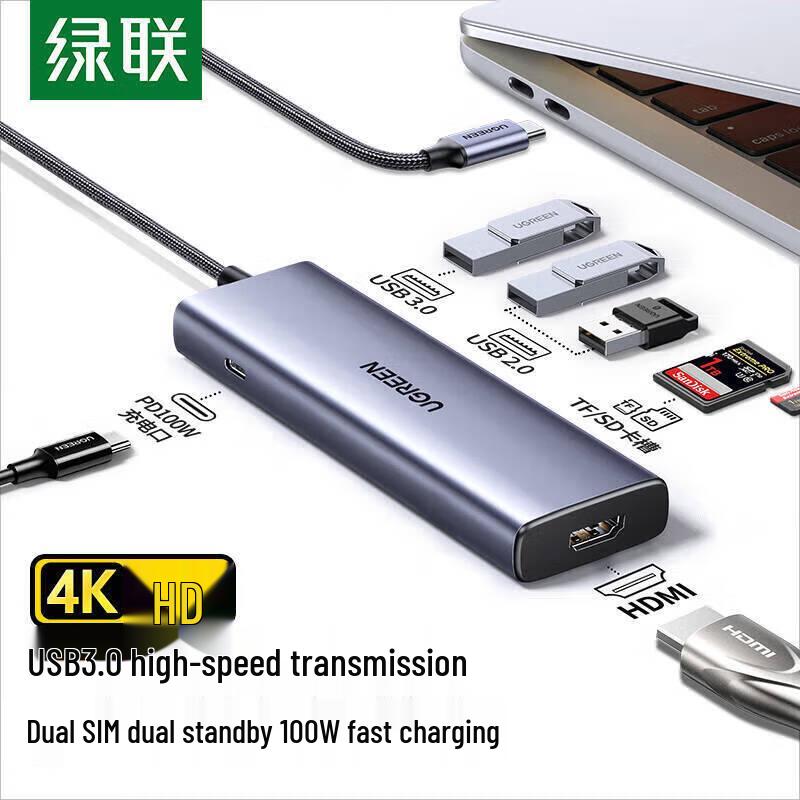 Ugreen CM512 USB-C 7-in-1 Multiport Hub