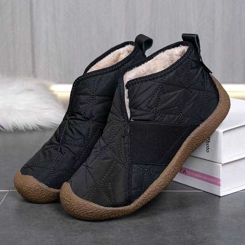 Winter New Velvet Thickened Mother Shoes Soft Sole Non-slip Comfortable Lightweight High-top Cotton Shoes