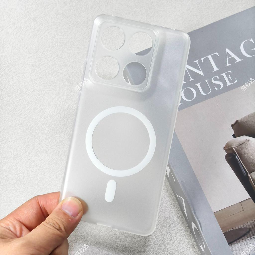 Custodia Trasparente Magnetica Anti Impronte Digitali Morbida per Motorola Edge 70 Fusion Nuova Cover Protettiva per Telefono Guscio per Motorola Edge 70 Fusion