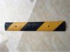 2cm High Mini Rubber Speed Bump and Bicycle Buffer with Yellow-Black Stripes for Parking Space Division