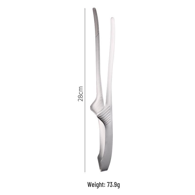 304 Stainless Steel Barbecue Tongs for Outdoor and Kitchen Use