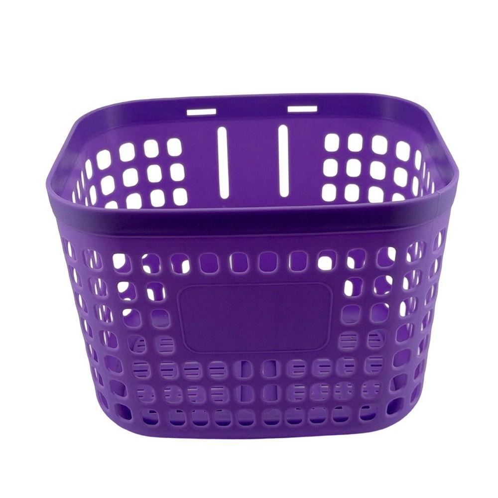 Thickened Plastic Children Kids Bicycle Basket 3 Colors Front Handle Carrier