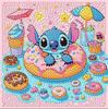 Stitch Diamond Stickers: 5D Round Crystal DIY Cross Stitch Painting Kit