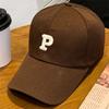 Letter P The Embroidery Mens Summer Sun Protection Baseball Cap Breathable Hat