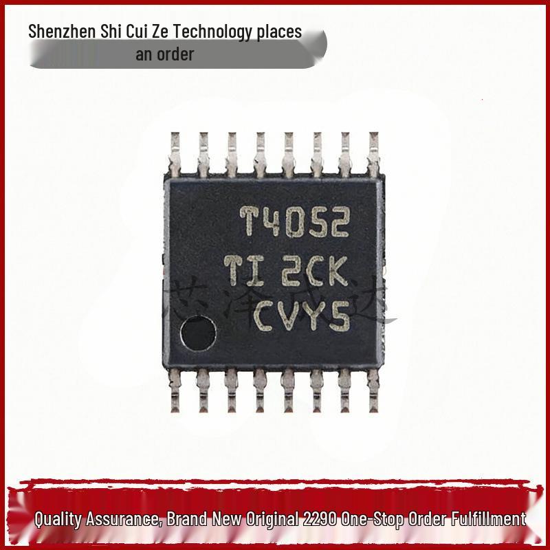 Original TMUX4052PWR TSSOP-16: 1.8V Logic-compatible, 2-channel Multiplexer.