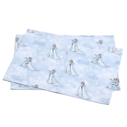 COLORFUL CANDY STYLE Disney Placemats (25cm X 35cm) Set of 2, Girls' and Kids' Fabric Placemats, Stylish, Perfect for School Lunches, Cotton, 2-Piece