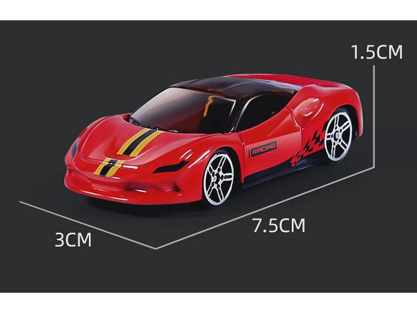 Children's Alloy Sliding Toy Sports Car Metal Model Cake Ornaments Decoration