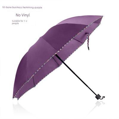 Large Ten-Rib Folding Umbrella for Two People, Business Use, Sun and Rain Protection, Sunshade Umbrella, Bulk Advertising Printing