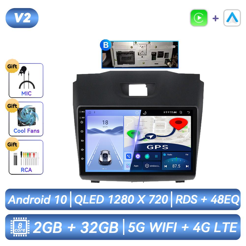 For Chevrolet TrailBlazer S10 Holden Colorado Isuzu D-Max DMAX Car Radio Android Multimedia Player Navigation GPS Auto Stereo jr2
