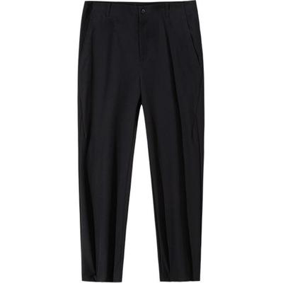 Champion All-Weather Series Comfortable Casual Simple Straight-Leg Solid Color Versatile Knitted Sports Pants Men Bottoms Basic-Black 152520518-1