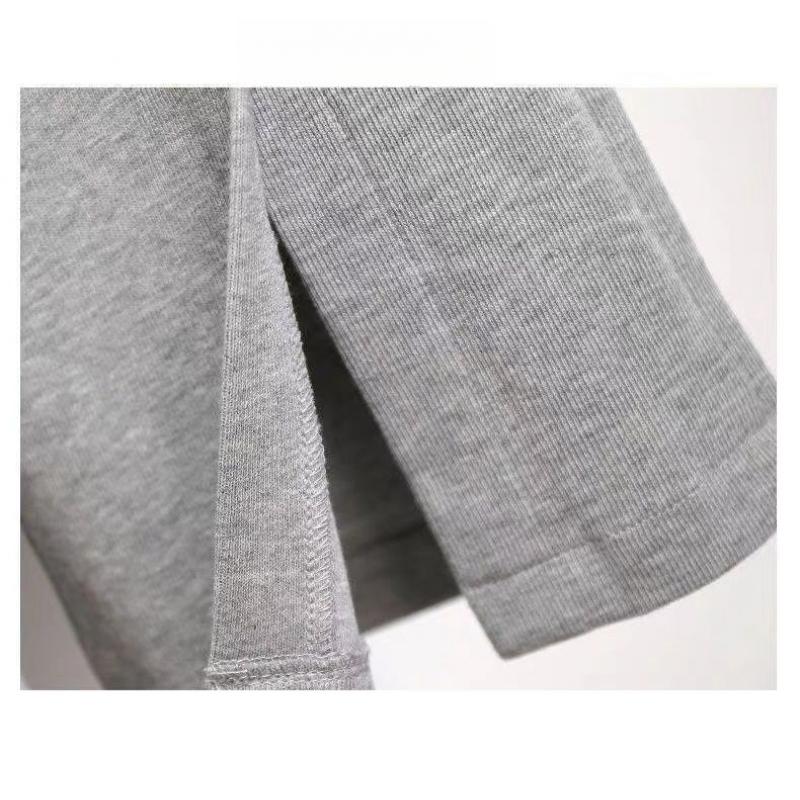 Nový jarní a podzimní outfit Bunda s dlouhým rukávem Mikina Široké kalhoty s vysokým pasem Ležérní Sportovní Móda Dvoudílná dámská sada