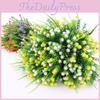 Preserved Plastic Plant Sprigs With Varied Flower Types For Gift Craft Or Decorative Use