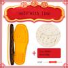 Rubber Shoe Soles for Slippers DIY Hand Knitting Slipper Anti-Slip Outsoles Winter Cotton Crochet Needles Shoes Full Sole Repair