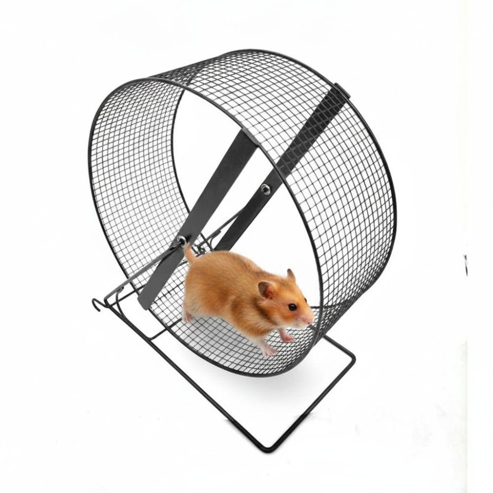 Small Pet Exercise Hamster Exercise Wheel Iron Running Wheel New Nail Grinding Wheel  for Squirrels