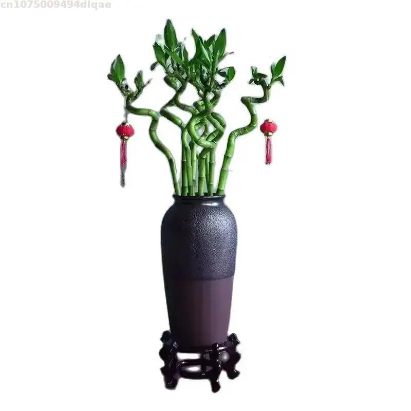 Solid Wood Flower Stand Flowerpot Base Fish Tank Stand Floor Standing Decorative Plant Stand Miniature Model Sculpture Base