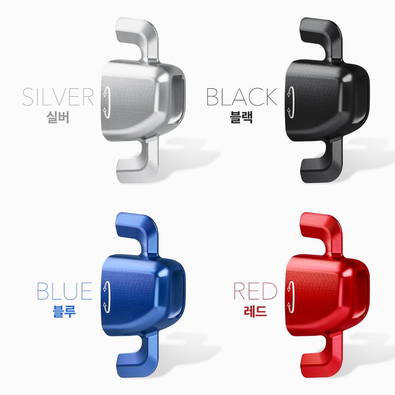 For Kia EV3/EV4/EV5/EV9/PV5/TASMAN Car Tuning Auto Aluminum Alloy Steering Column Shift Knob Cover Trim Accessories