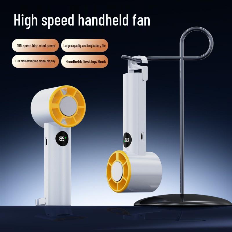 Portable Rechargeable Mini Fan with Ice Pack for Cooling 160*55mm