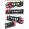 Dětské hračky v měřítku 1/48 Velký transportér z lehkých slitin Super Truck stahovací hračka Model auta Auto Dětský dárek