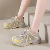 Platform Dad Shoes Women's 2025 New Summer Mesh Breathable Casual Sports Shoes Light Hiking Hiking Shoes