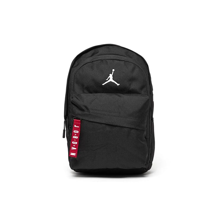 Jordan Classic Air Logo Sports Polyester Backpack Medium Men backpack Black 8A0172-023 Medium