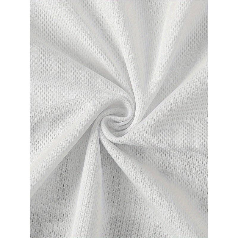 European sizes Men's White Crew Neck T-Shirt with Bold Black "IT IS WHAT IT IS" Print - Moisture-Wicking Quick-Dry Fabric