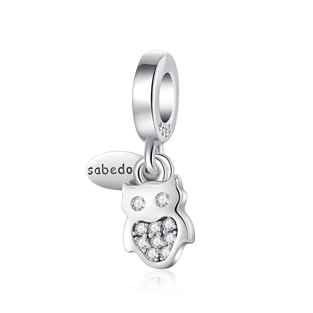 Neuer Kupfer Pfau Hexe Pinguin Schlange Eule Anhänger Schmuckstück Perle Passend für Original Armbänder Schmuck Zubehör