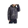 Skechers Sports Lifestyle Series Camouflage Warm Water-Resistant Hooded Down Jacket Men outerwear Black Green L423M081-03PY