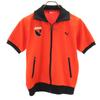 Puma Made In Japan Short Sleeve Track Jacket L Orange Jersey Women Used
