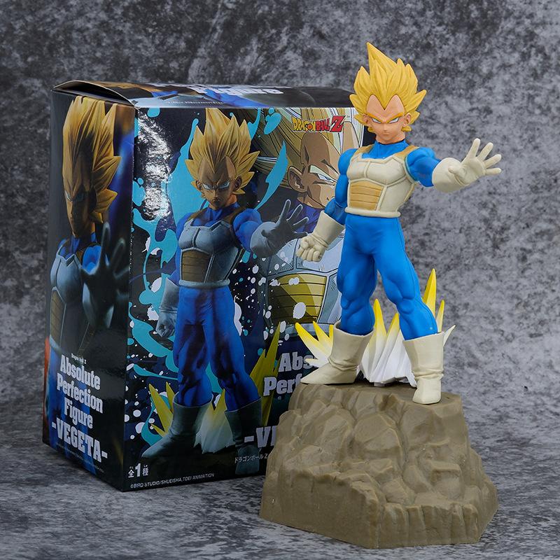 Anime Dragon Ball Z Super Saiyan Son Goku Vegeta Trunks Battle Statue PVC Action Figure Collection Model Kids Toys Doll Gifts