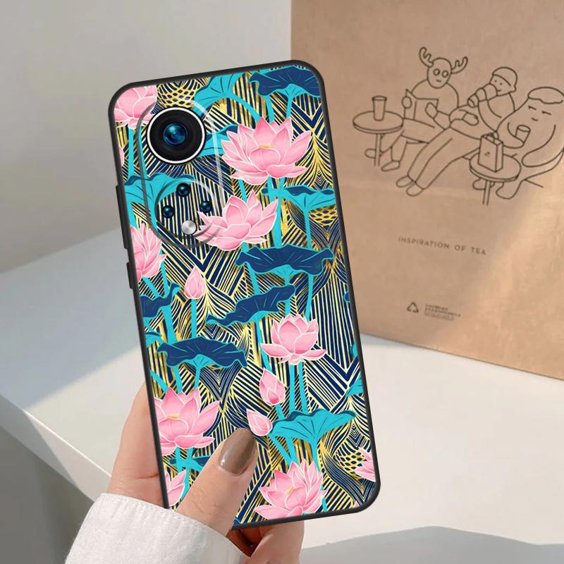 Lotus Flower For Honor Magic 7 Lite 5 6 8 Pro Case For Honor 400 200 90 70 50 X8c X8b X9a X9b X9c X9d Win