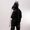 Plush Material Dragon Headpiece Exoskeleton Spine Tail Plush Cosplay Helmet  Cosplay Party