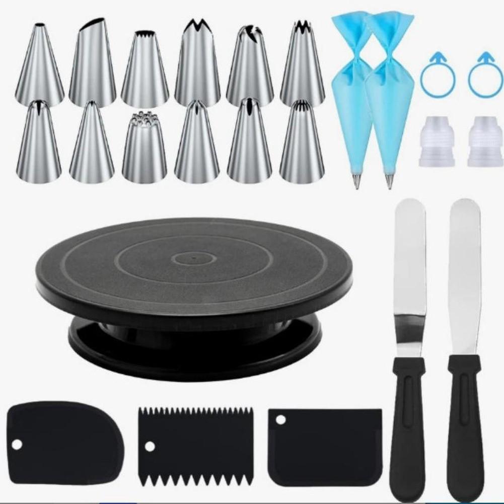 Cake Decorating Set Cake Turntable Set 24-piece Components