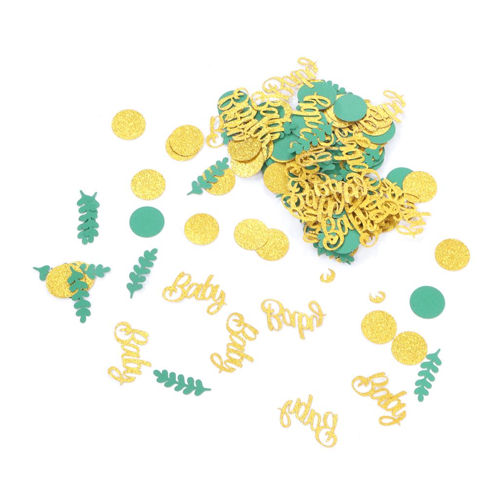 1 Packung Babyparty-Konfetti-Dekorationen, Papierstreu-Konfettis für Babypartys, Jahrestage
