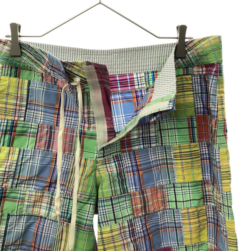 RALPH LAUREN RUGBY check patchwork Shorts W34 Surf pants Men's Used