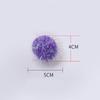 Candy Color Small Ball Cat Toys Kitten Interactive Chew Pet Toy Funny Cat Scratcher Plush Ball