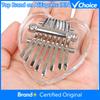 8-Key Kalimba Mini Thumb Piano Acrylic Transparent ABS Portable Finger Harp Keyboard Musical Instrument Beginner Kids Gift