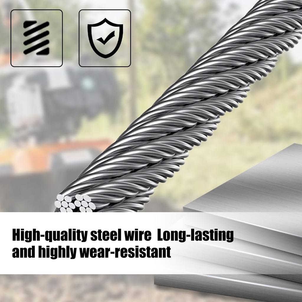 Replacement 53630 Tiller Cable For 5055 5055c 7055 7055C 6015B 6015V 6065 Rotary Tiller Durable Metal Construction