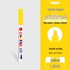 Car Tire Touch-Up Paint Pen, 3mm Angled Tip, Non-Erasable, Quick-Drying for Metal, Wood, Glass Marking