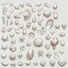 3D Nail Art Decoration Mold Butterfly Pearl Shell Patterns Heat Resistant Silicone Mould for DIY Nail Art Craft Manicure