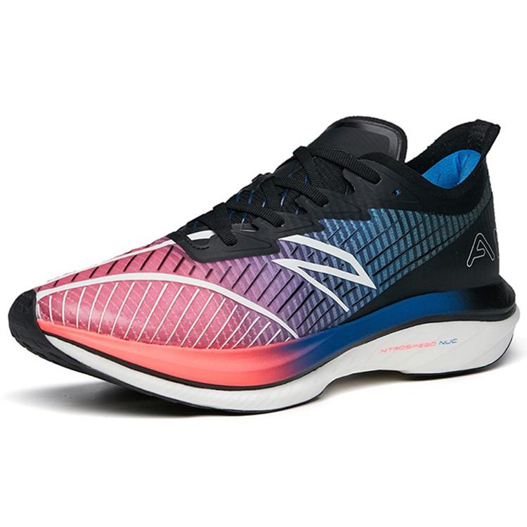 ANTA C202 GT Running Shoes Men's Low top Anta Black/Neon Pink/Soaring Blue 112215589S-1