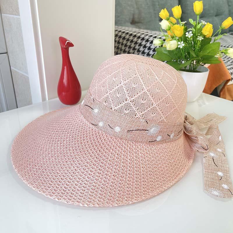 Hat Women's Summer Sun Hat Duck Tongue Straw Hat Women's Sun Hat Seaside Leisure Trip Beach Hat Big Edge Sun Protection Hat