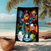 Ultra-Soft Beach Towel with Scooby-Doo Theme,Ideal for Pool - Camping, Diving - Perfect Travel Essential, Vibrant Beach Towel.