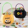 Gifts Pouch Halloween Candy Bag Cloth Stuffed Cotton Tote Bags Funny Pumpkin Candy Bucket  Gift