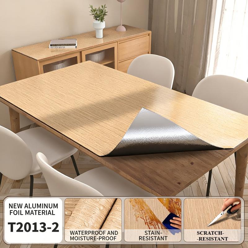 Samolepicí tapeta se vzhledem dřeva, odlepovací a nalepovací, odnímatelná, vodotěsná samolepka na zeď pro renovaci skříně, stolu, pracovní plochy, dekorace pozadí