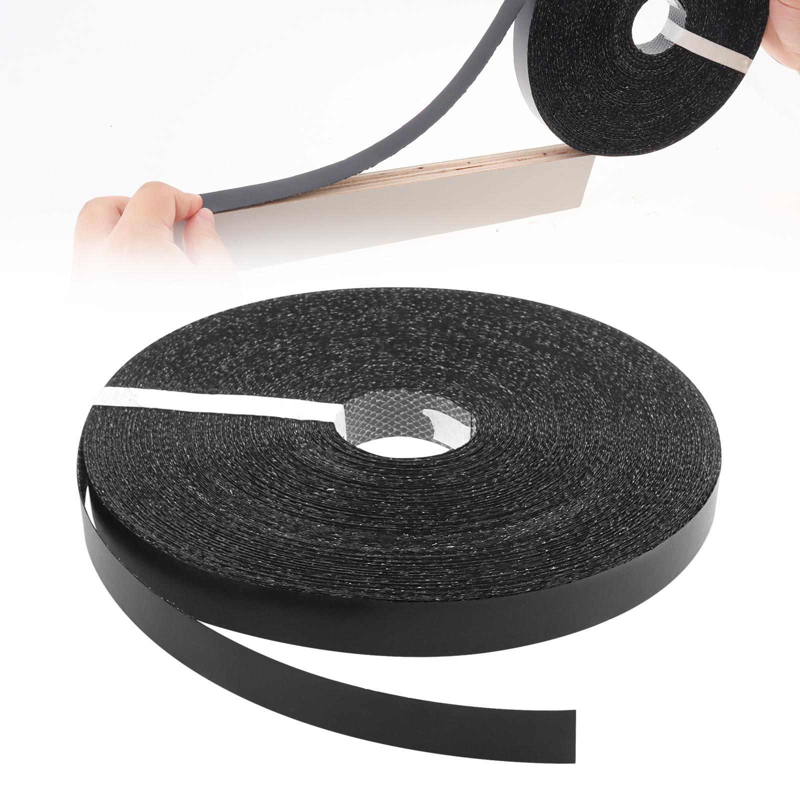 

Черная меламиновая кромка 19ммx50М с предварительно нанесенным клеем, сверхпрочная, универсальная, для фанеры, стола, шкафа, шпона