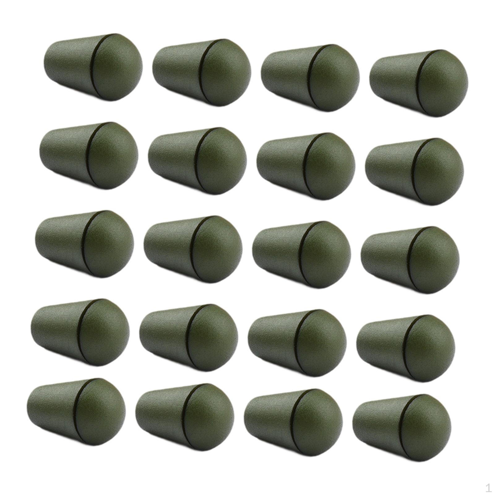 

20 шт. фиксаторов для шнурков, зажимов-переключателей для спортивной одежды зелёный