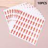 10 Pcs Red Arrow Stickers Self Adhesive Custom Labels Directional Labels Red Arrow Stickers