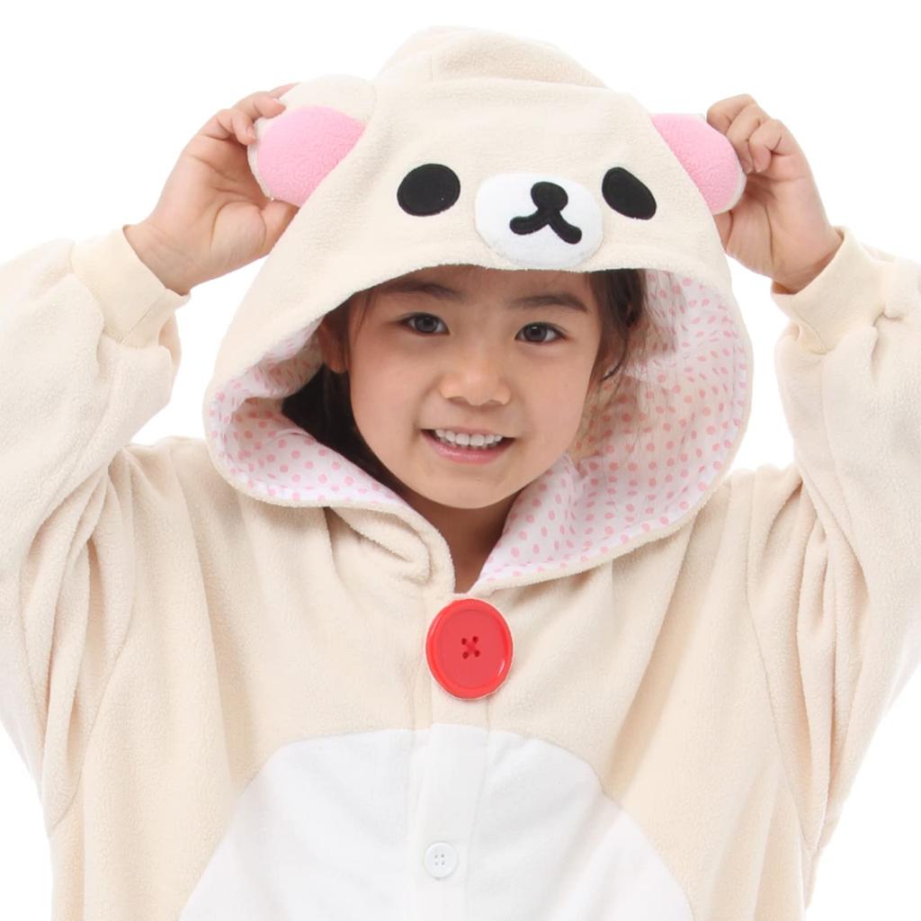 SAZAC Korilakkuma Character Fleece Kigurumi for 110cm Children,